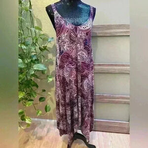 Spence Paisley Handkerchief Midi Dress size S 🌺💖🌺